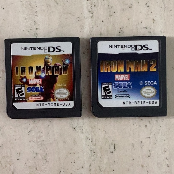 Iron Man Nintendo DS Game & Iron Man 2 DS Games Marvel Lot Of 2 Superheroes - Picture 12 of 12